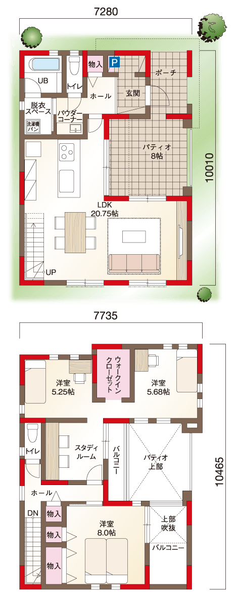 プラン1間取図